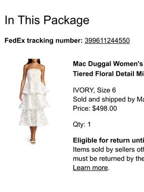 Mac Duggal dress